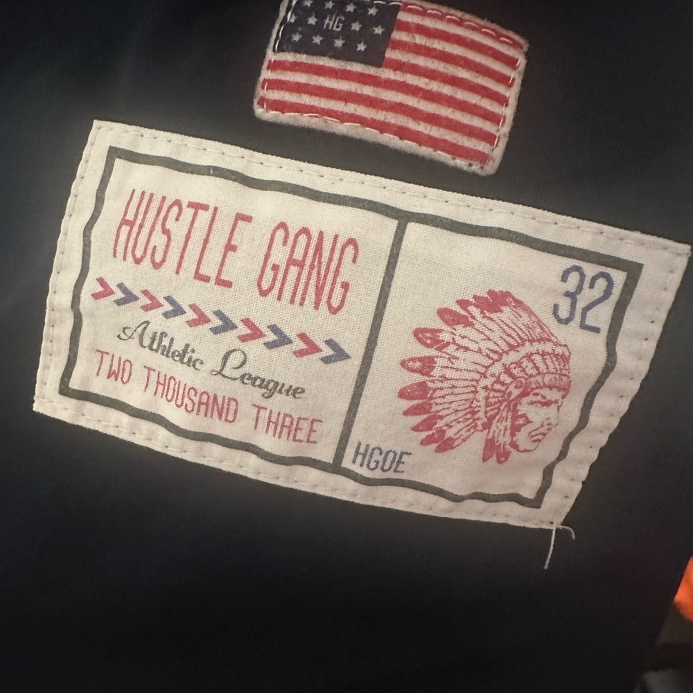 Hustle Gang Block By Block Button Up Jersey Size … - image 3